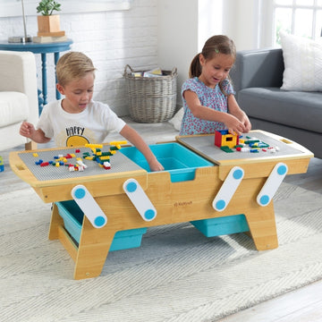 Block Table Activity Building Block Activity Table Play N Store | KidKraft